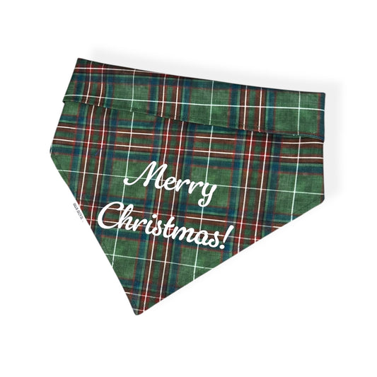 Merry Christmas Snap On Bandana