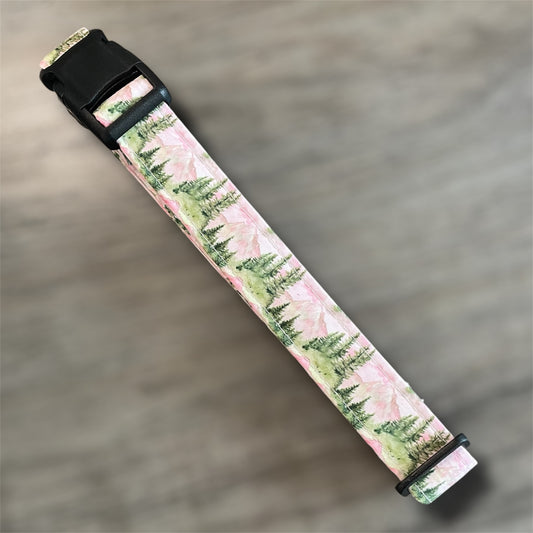 Pink Mountain - The "No Bounds Collection" Dog Collar - Water Resistant - Water Wicking Collars