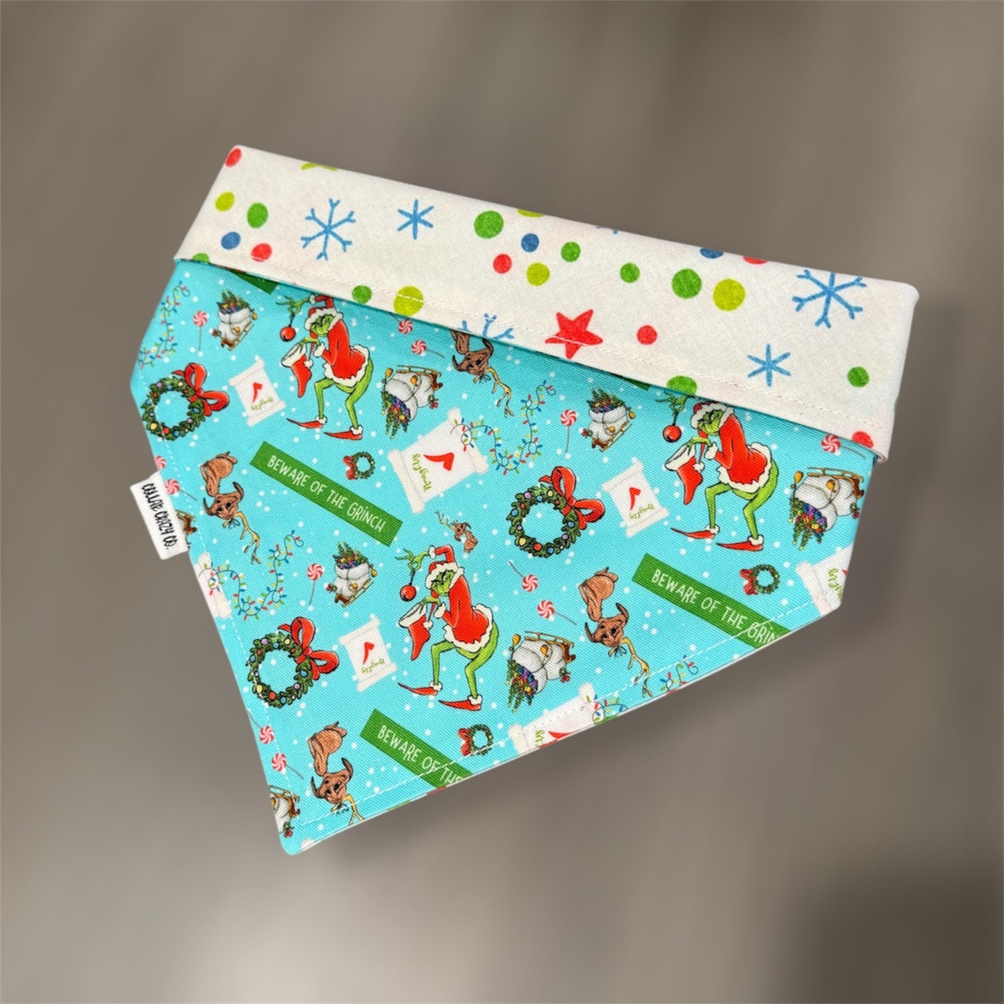 Beware of Grinch Snap On Bandana