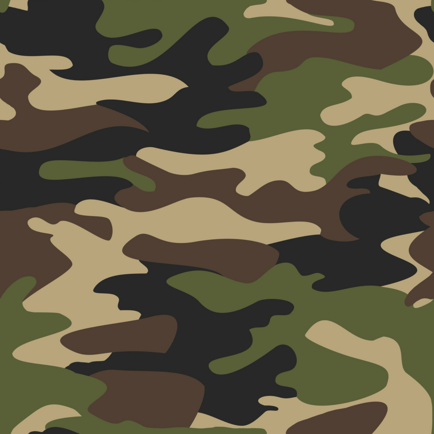 PREORDER - Camo "No Bounds" Collection Snap On Bandana