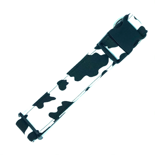 Cow print dog sales collar
