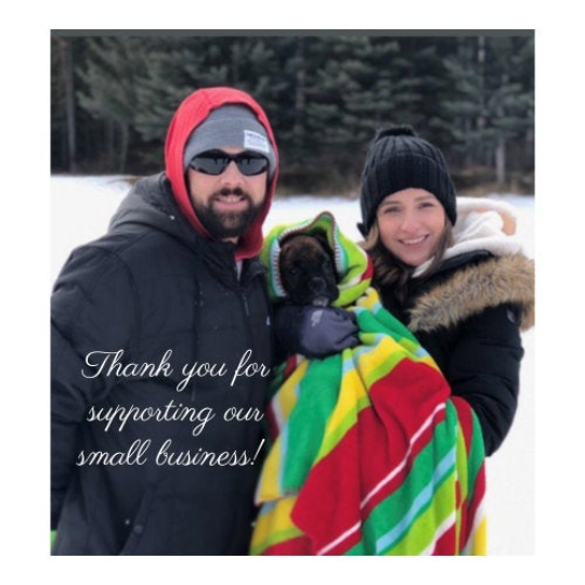 This is my Christmas bandana Reversible Snap On Bandana