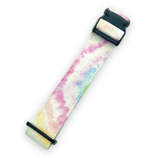 Pastel Tie Dye Dog Collar - Martingale or Buckle Style - Embroidery Available