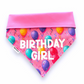 Birthday Girl Bandana - Pink Balloons