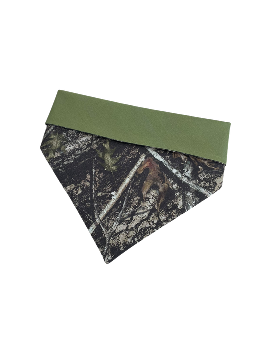 Real Tree Camo Reversible Snap On Bandana