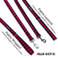 White on White Floral Wedding Dog Leash