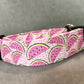Striped Watermelon Dog Collar - Martingale or Buckle Style - Embroidery Available