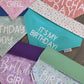 Sprinkles Birthday Bandana - Blue
