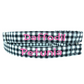 Black and White Gingham Dog Collar - Martingale or Buckle Style - Embroidery Available