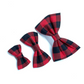 Large Check Buffalo Plaid Bow