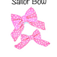 Mustard Floral Bow