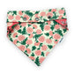 Pink Bouquet Snap On Bandana